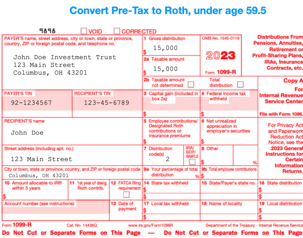 How to File IRS Form 1099 R Solo 401k