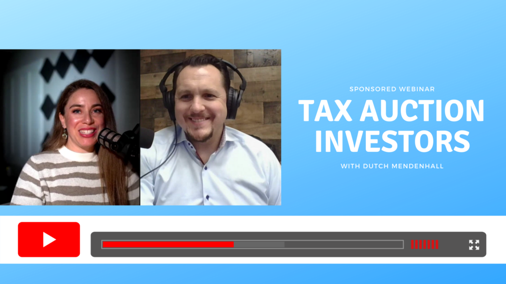 Tax Auction Investor webinar replay link